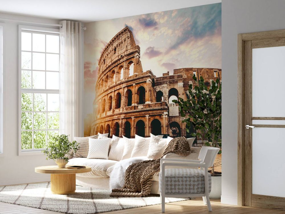 Zonsopgang bij het Colosseum