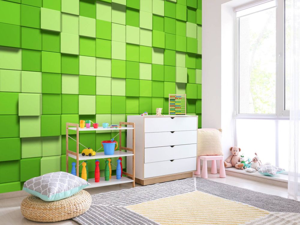 3D Minecraft blokken van gras