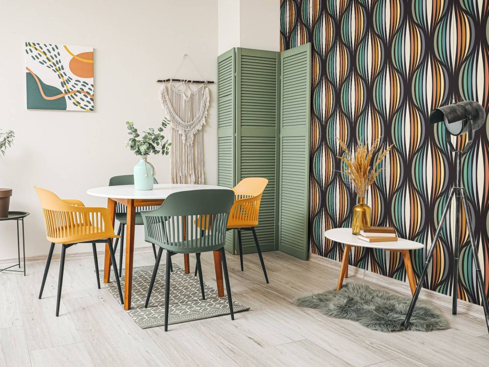 Patroon in retro stijl