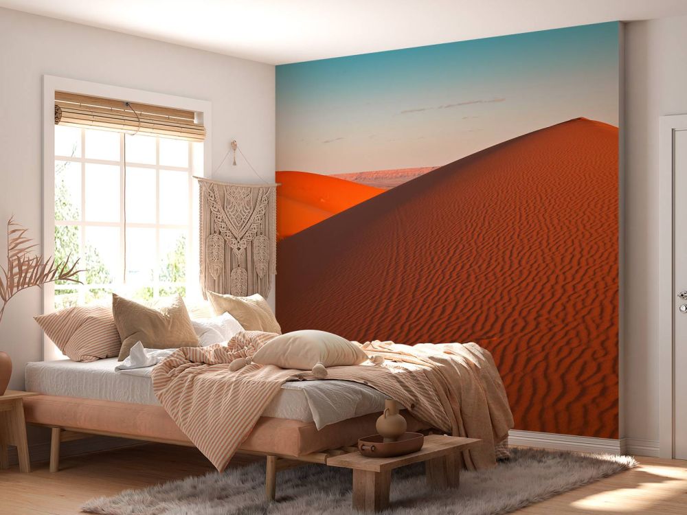 Zandduinen in de sahara woestijn