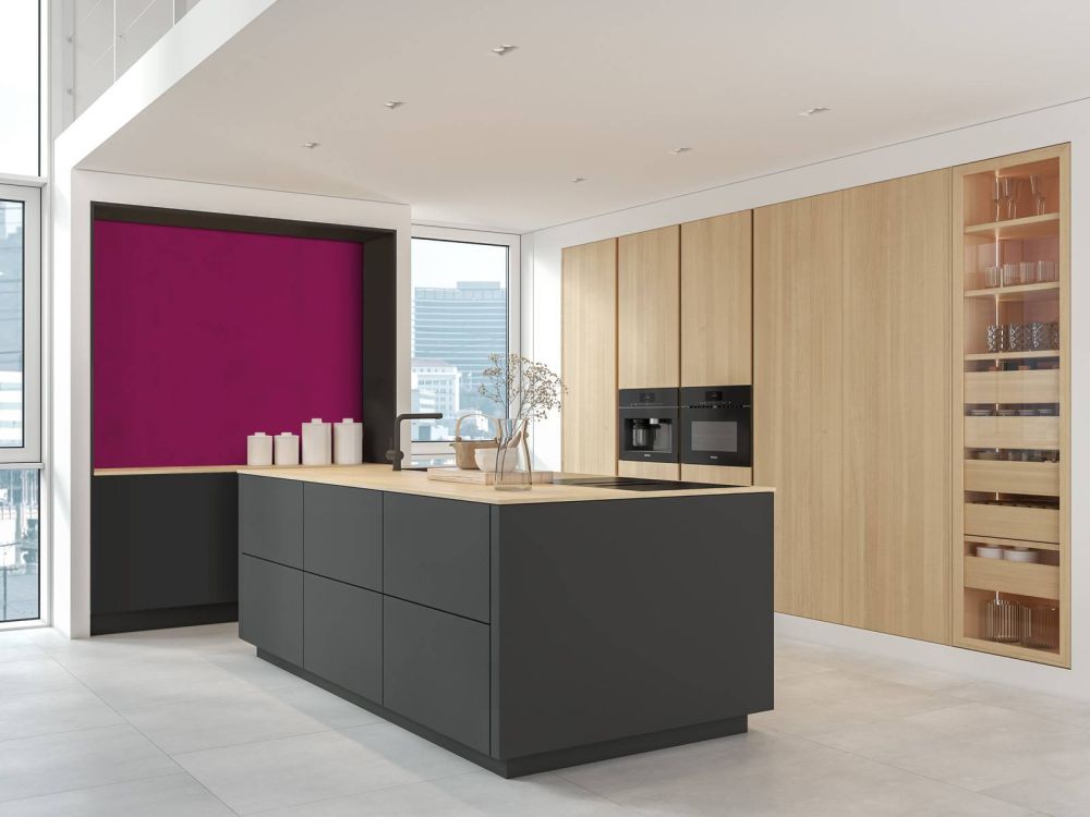 Framboos paars beton