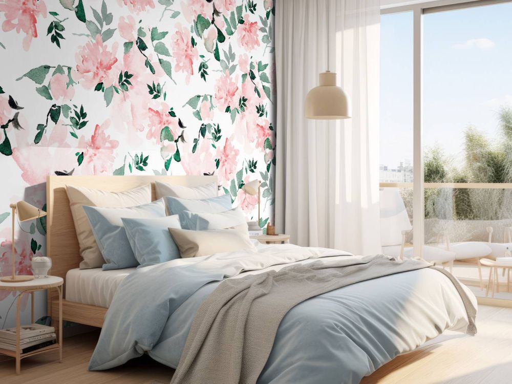 Waterverf bloemen