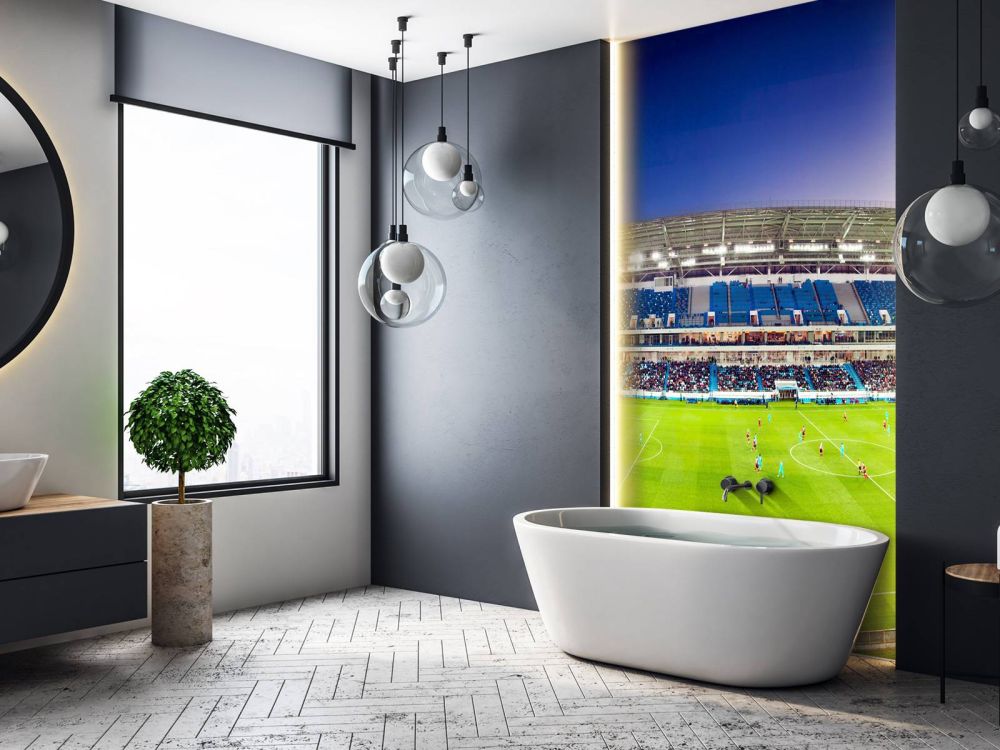 Voetbalstadion panorama