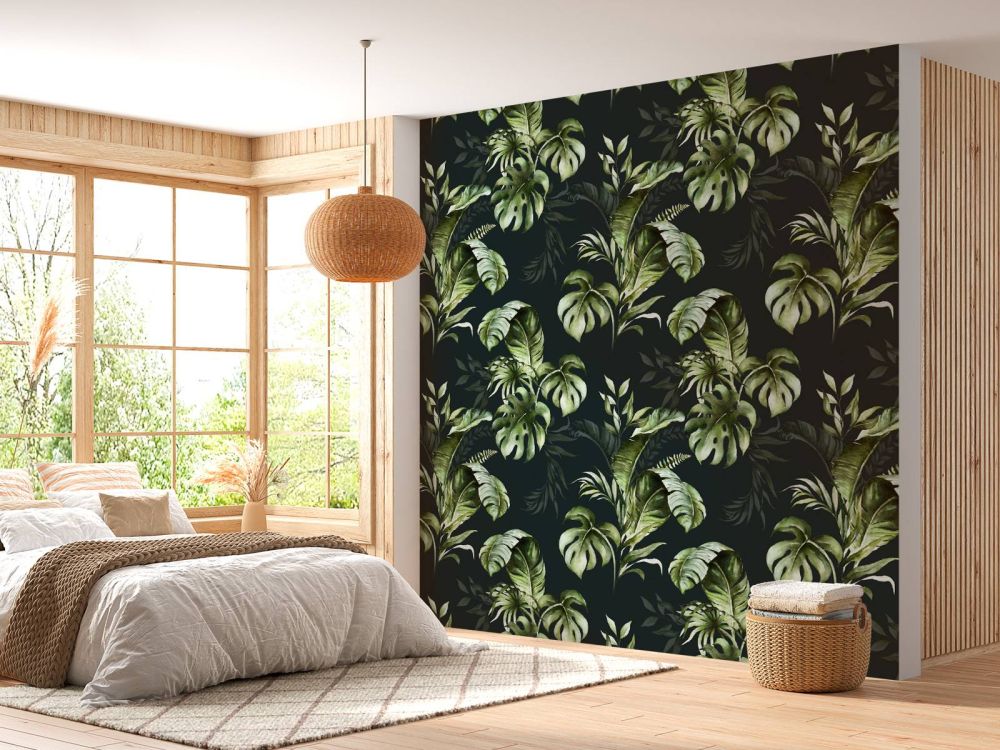 Groene bladeren patroon