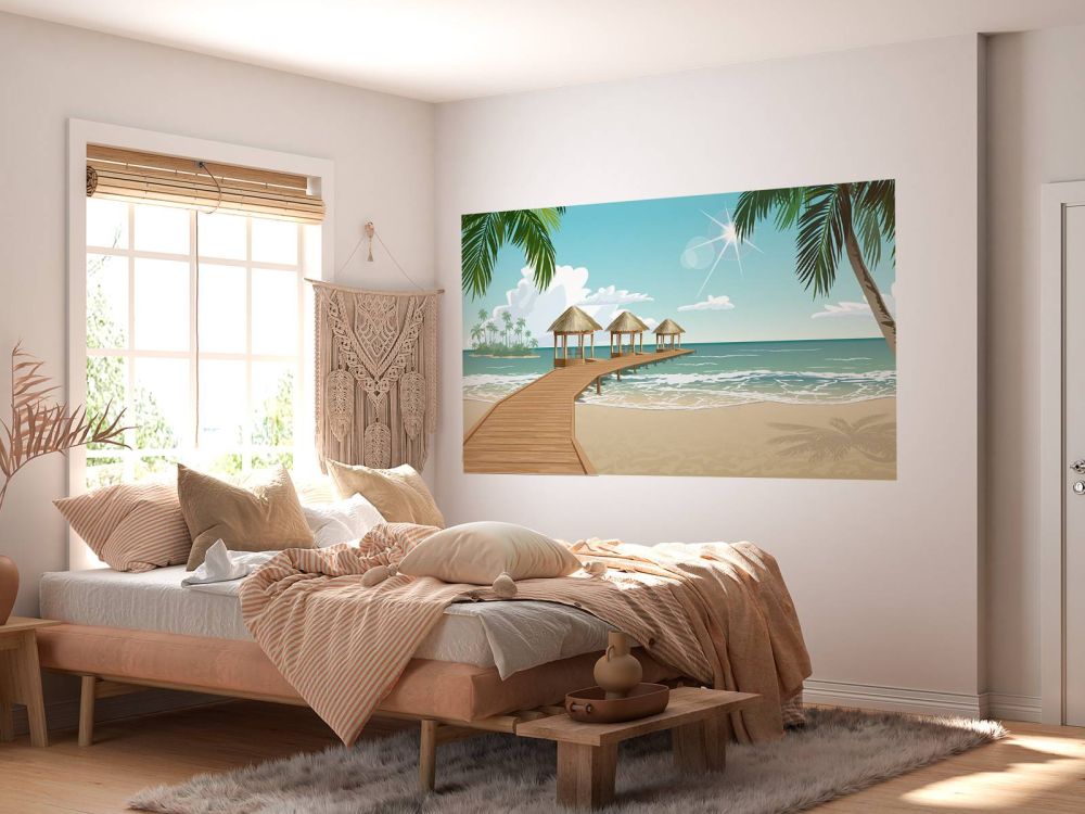 Zomerse strand