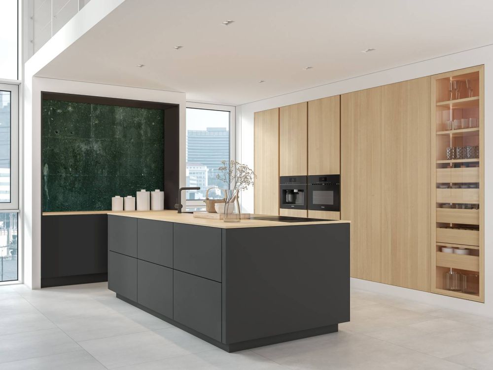 Groen betonlook
