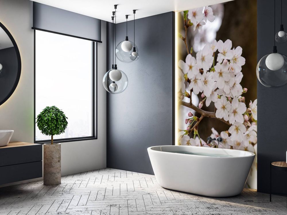 Witte bloesems