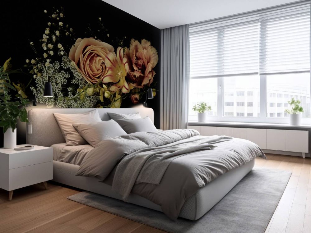 Slinger van bloemen