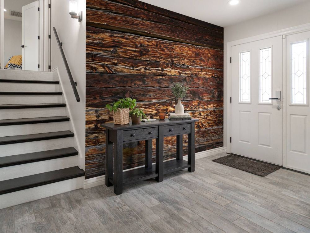 Gekleurd oud hout