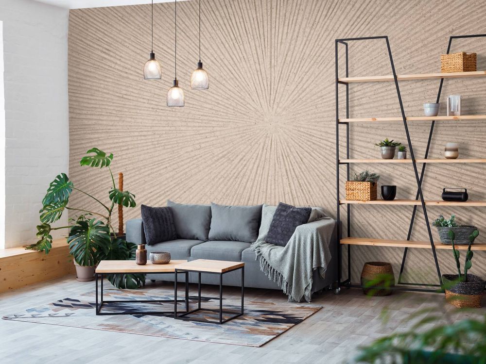 Structuur met lijnen in beige