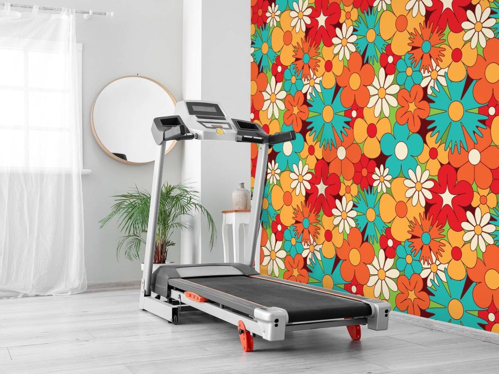 Bloemen in vintage stijl