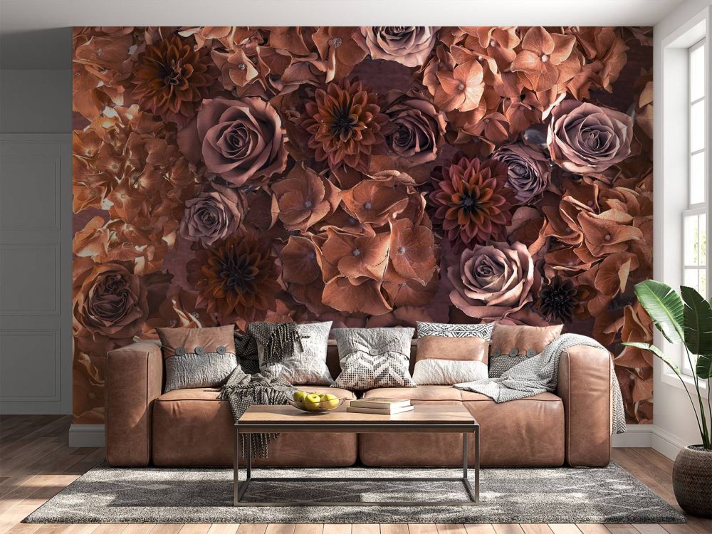 Hortensia's, rozen en dahlia's