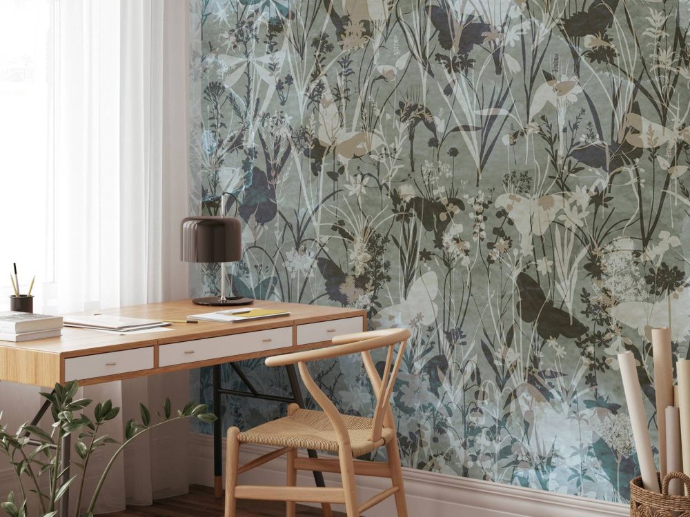 Herbals and Butterflies Double Silhuet 57