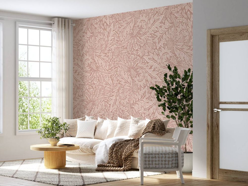Morris Florals & Leaves - terracotta