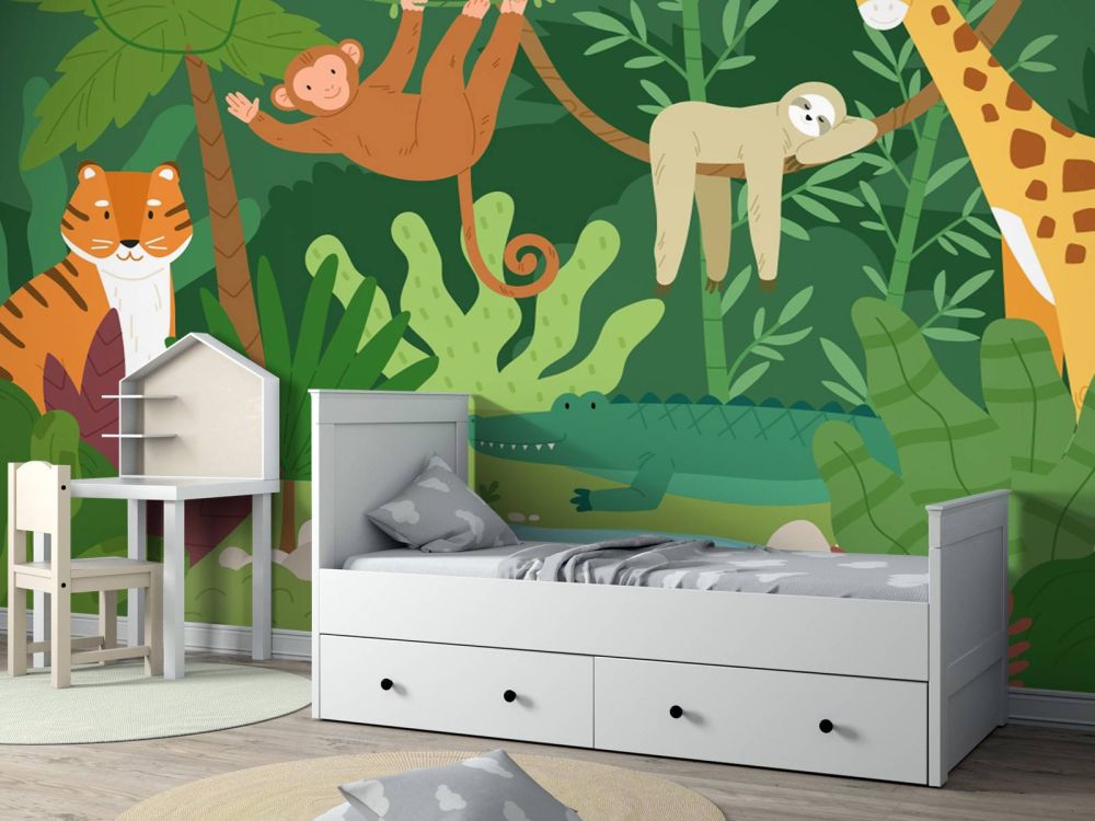 Blije jungle dieren