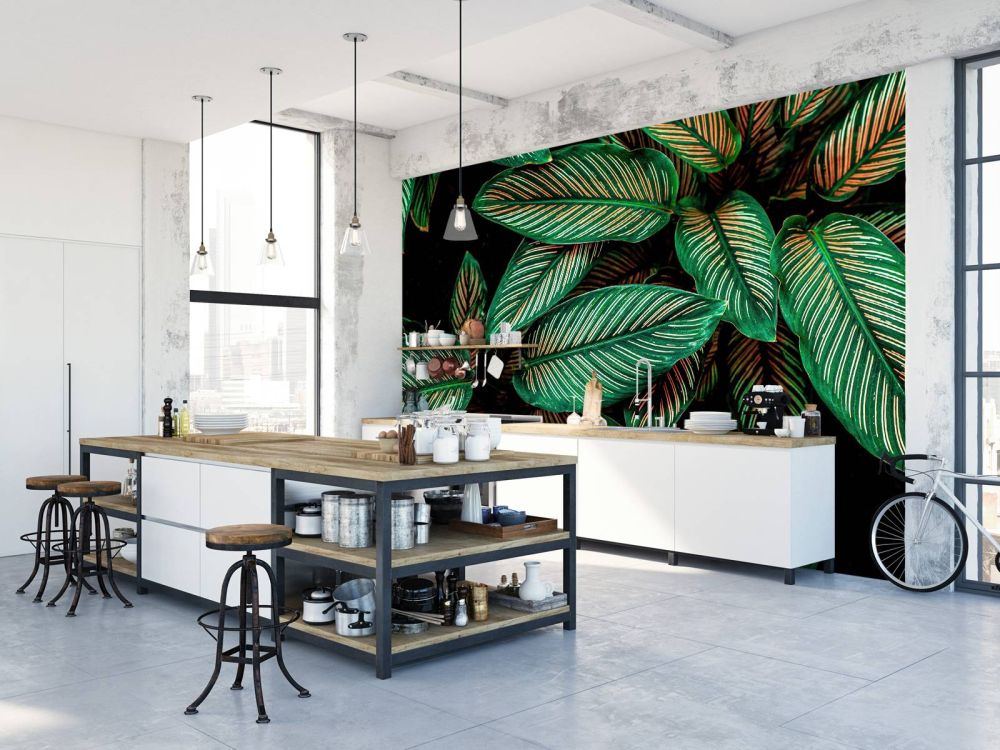 Abstracte groene bladeren