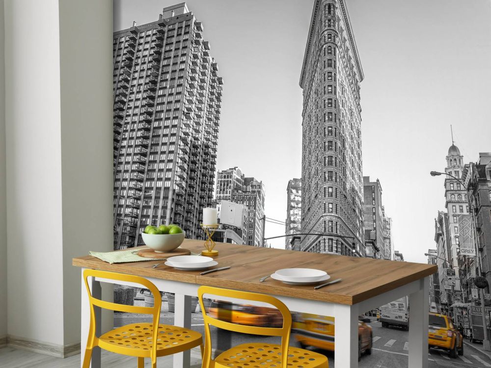 Drukke straat in New York