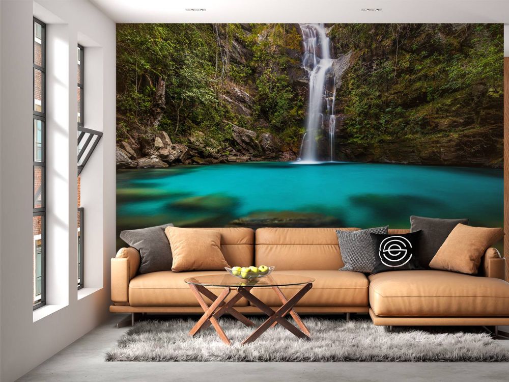 Turquoise waterval