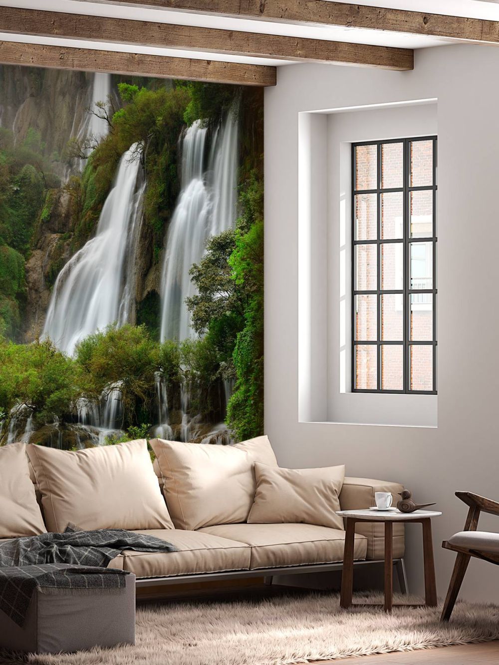 Een grote waterval