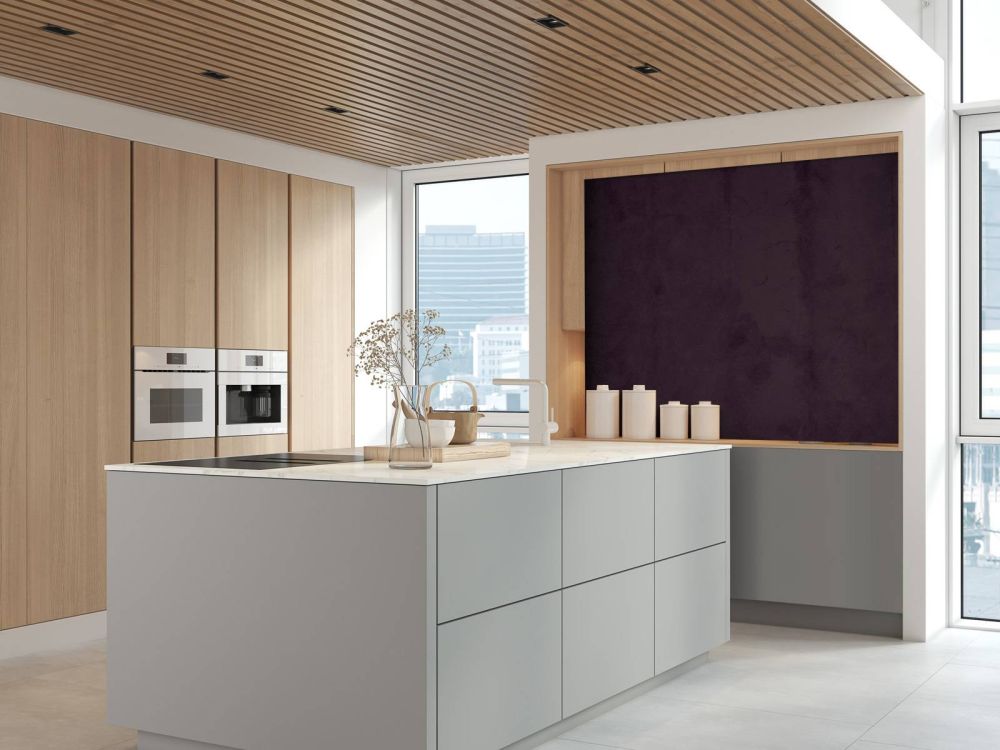 Rozijn paars beton