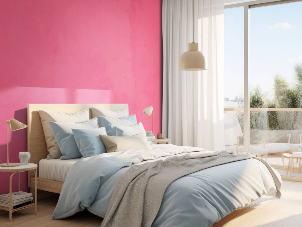 Ruber roze beton