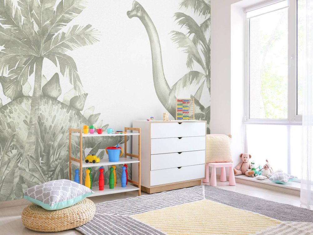 Dinosaurussen in groen