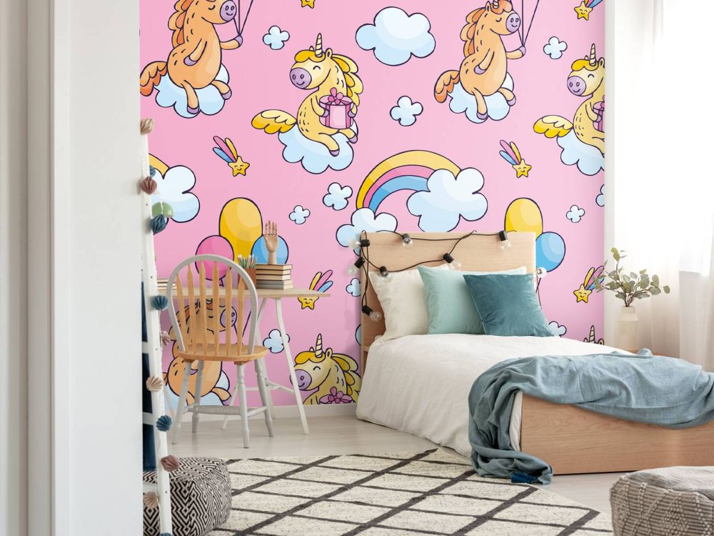 Unicorns met ballonnen