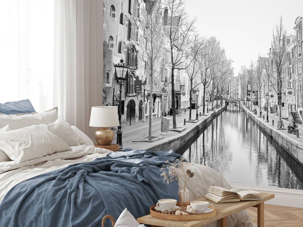 Amsterdam in zwart wit