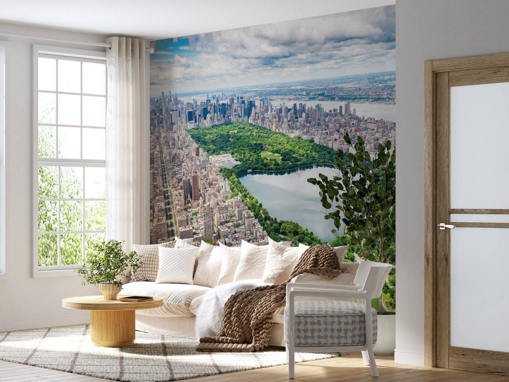 Skyline met Central Park