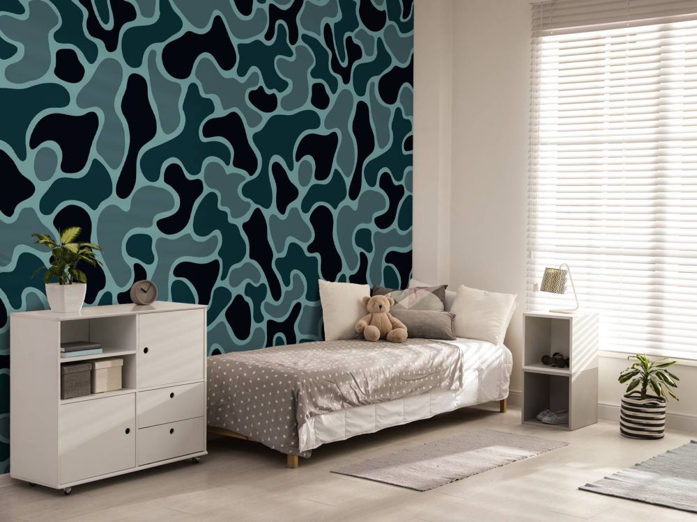 Groen grijze camouflage 