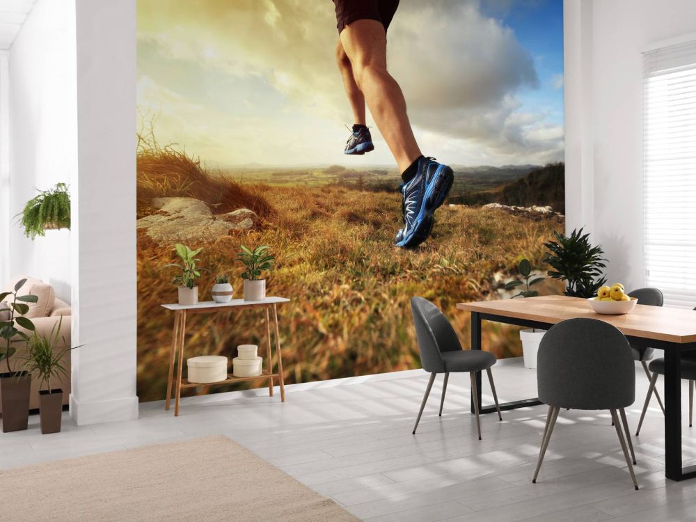 Jogger in actie