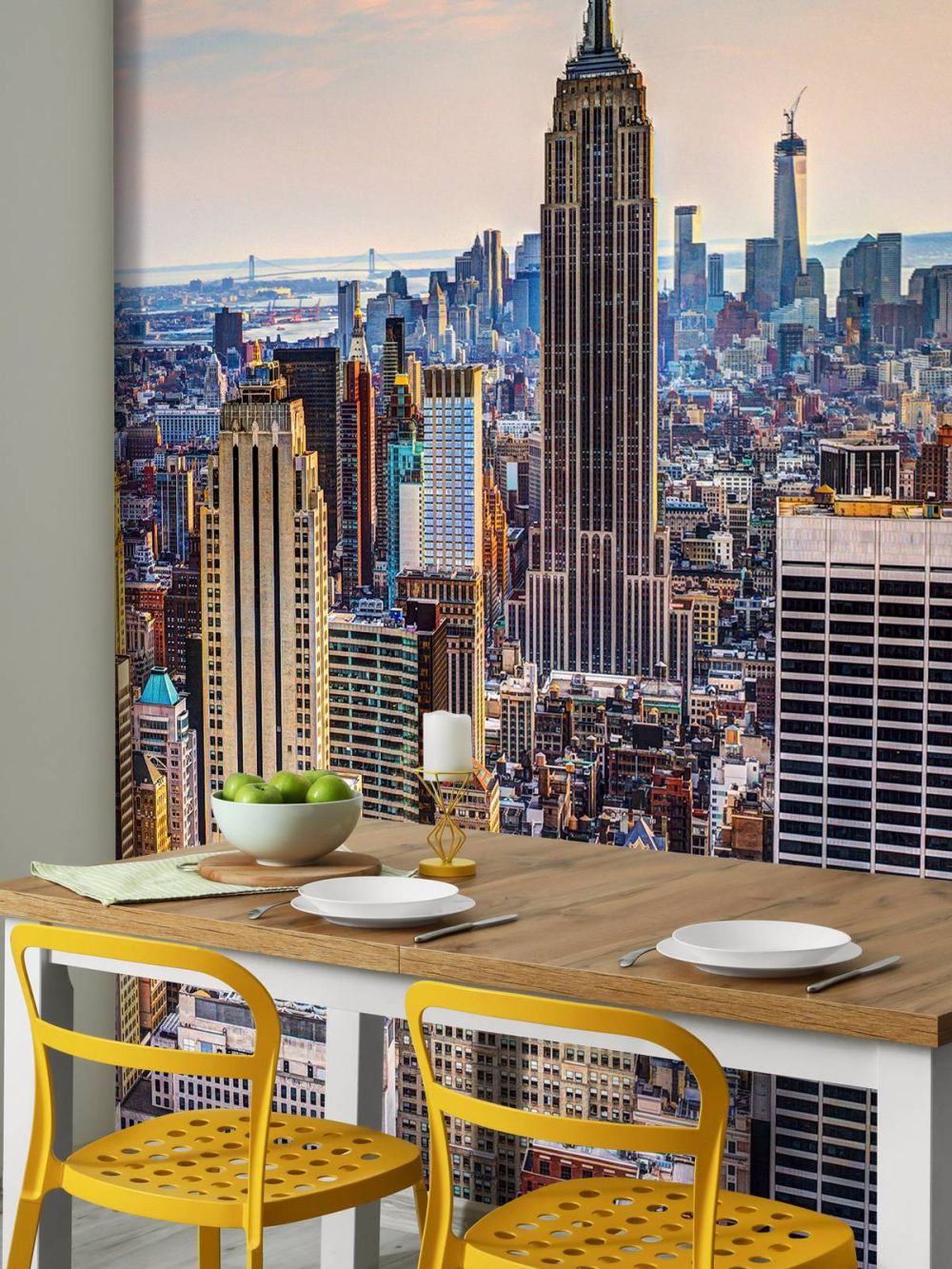 The Big Apple van bovenaf