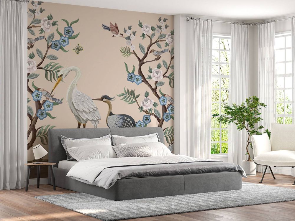 Kleurrijke reigers