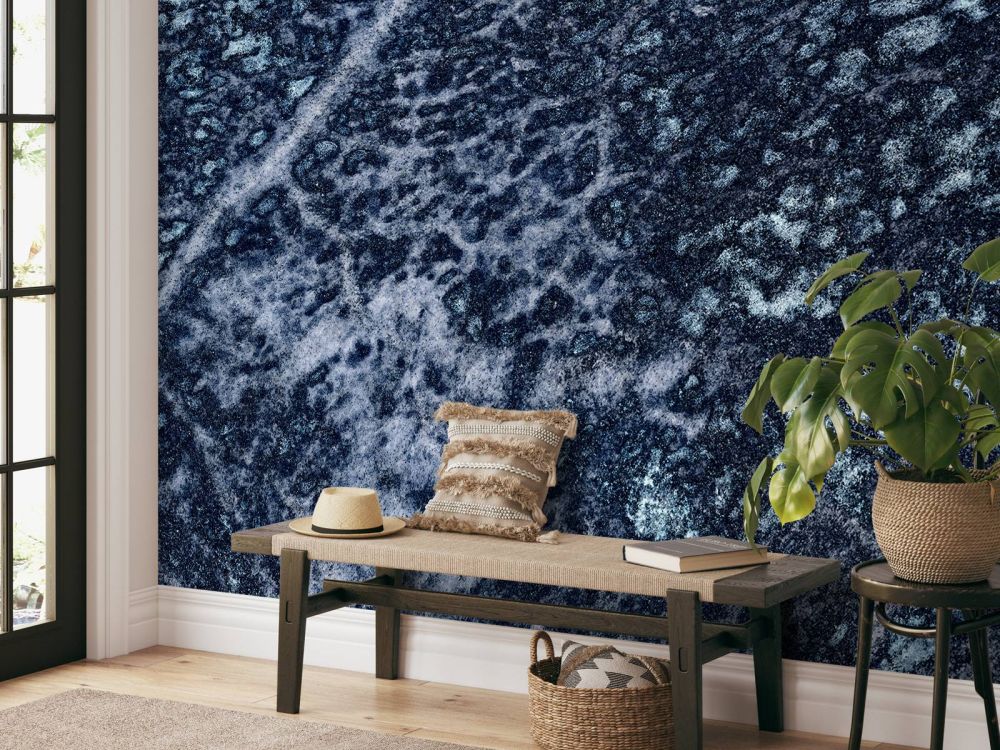 Structuur blauw