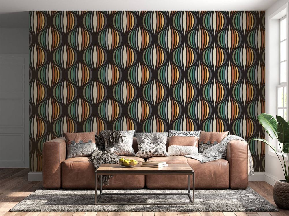 Patroon in retro stijl