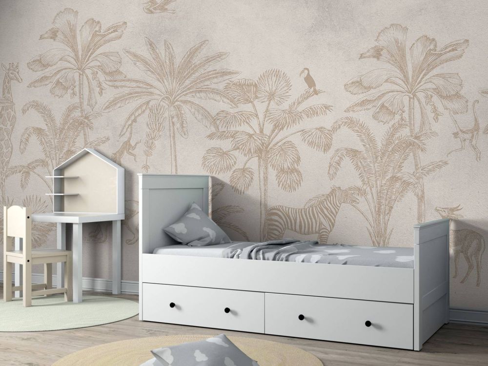 Dierenjungle taupe