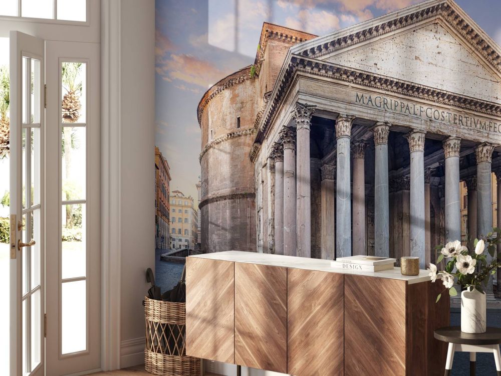Uitzicht op het Pantheon