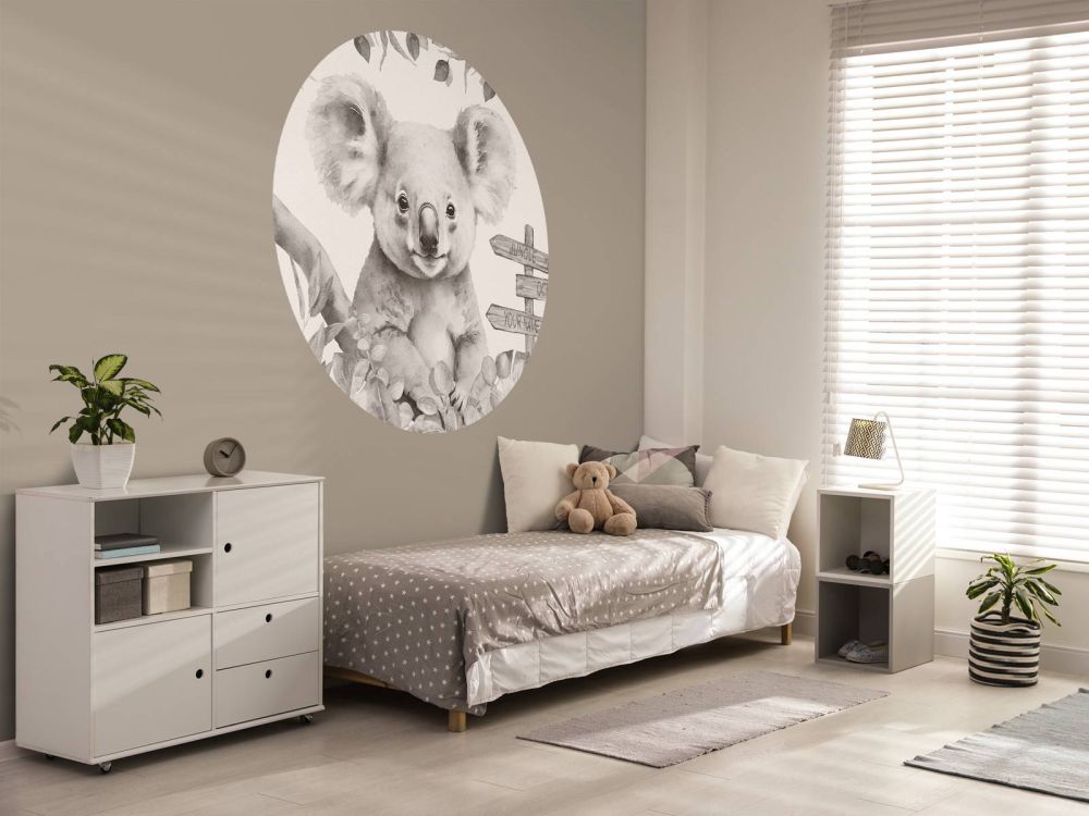 Baby koala in de jungle beige