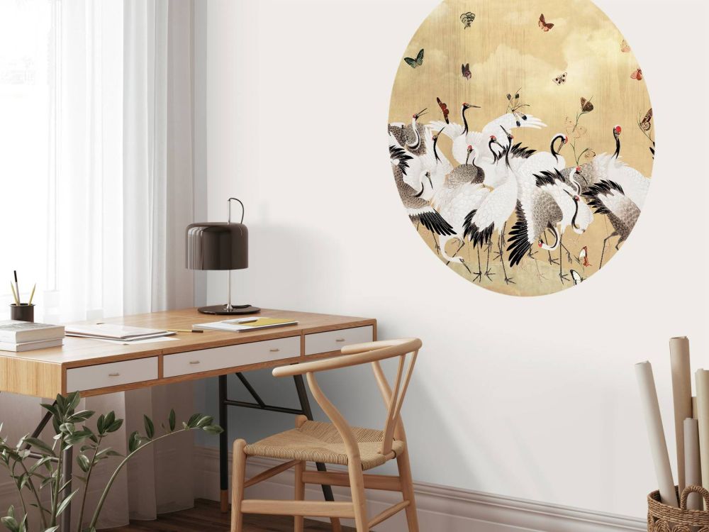 Golden Dance of Cranes