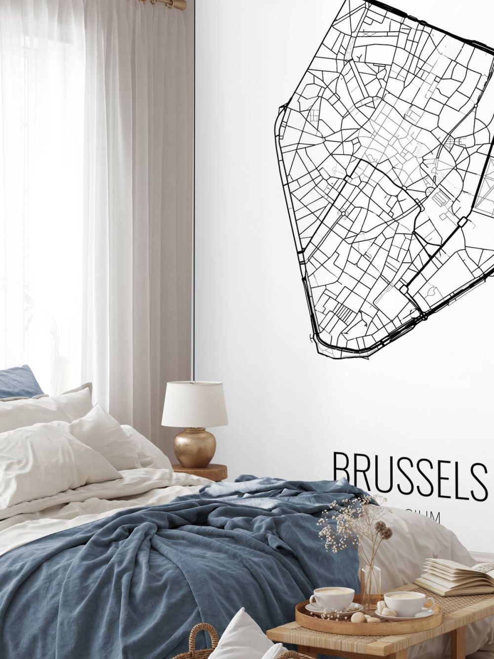 Unieke kaart van Brussel