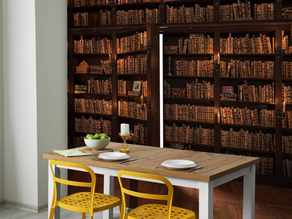 Geheime Bibliotheek met Verborgen Deur