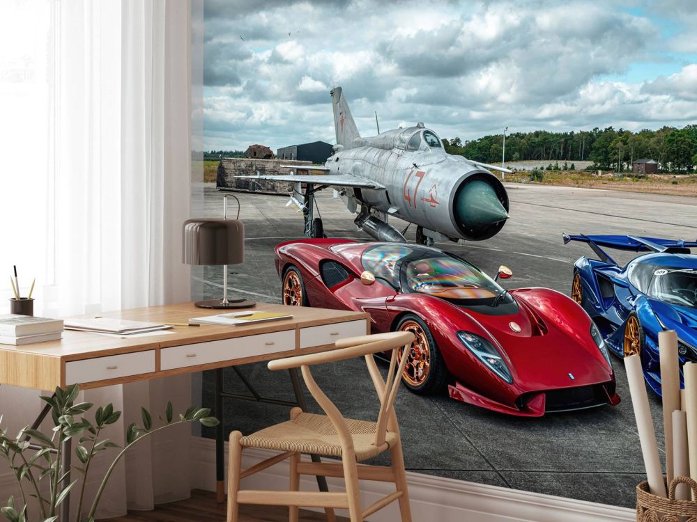 Hypercars en gevechtsvliegtuig