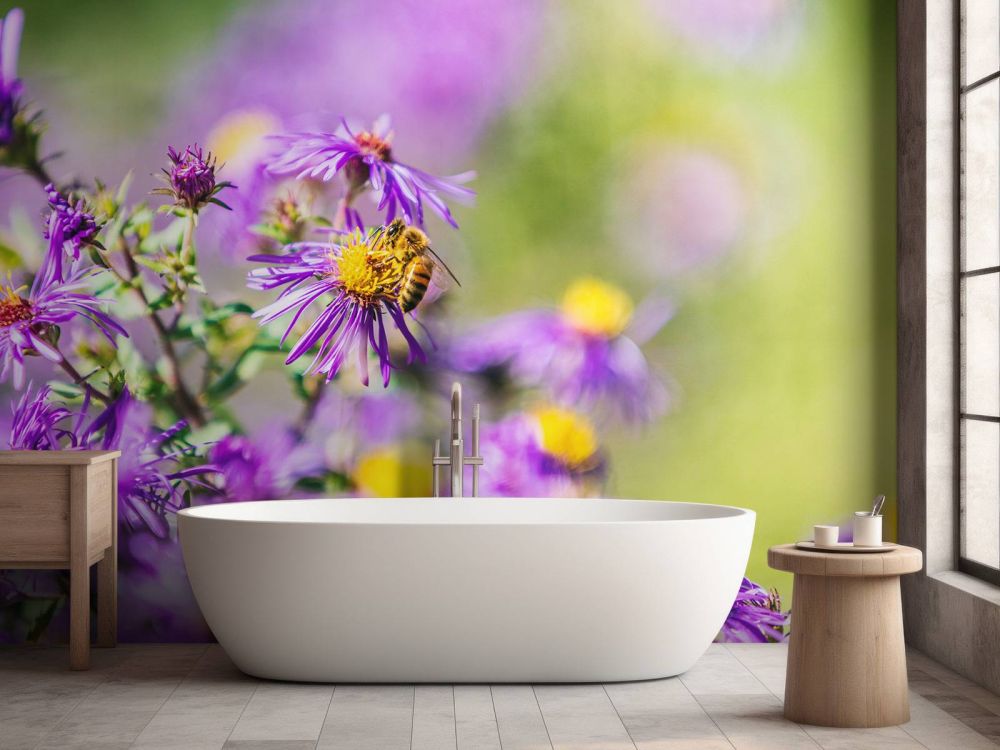 Paarse bloemen