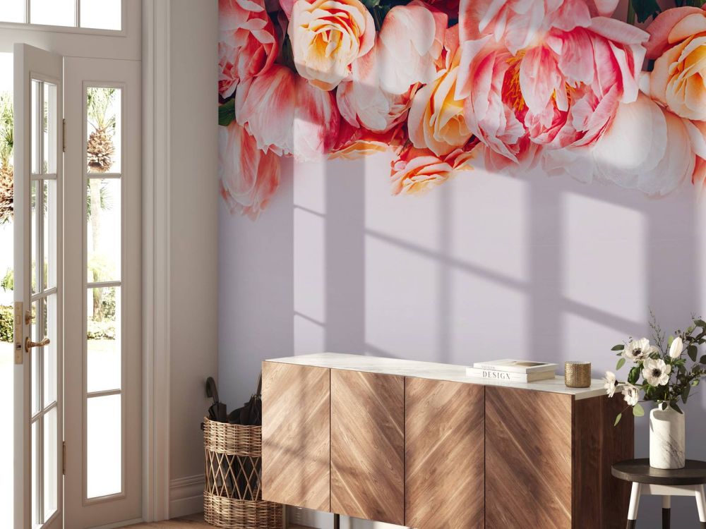 Rozen in verschillende roze tinten