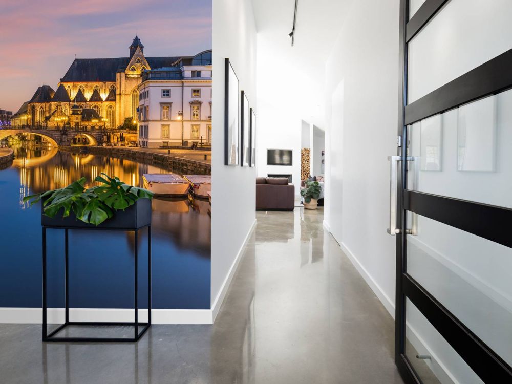 Leie rivier in Gent
