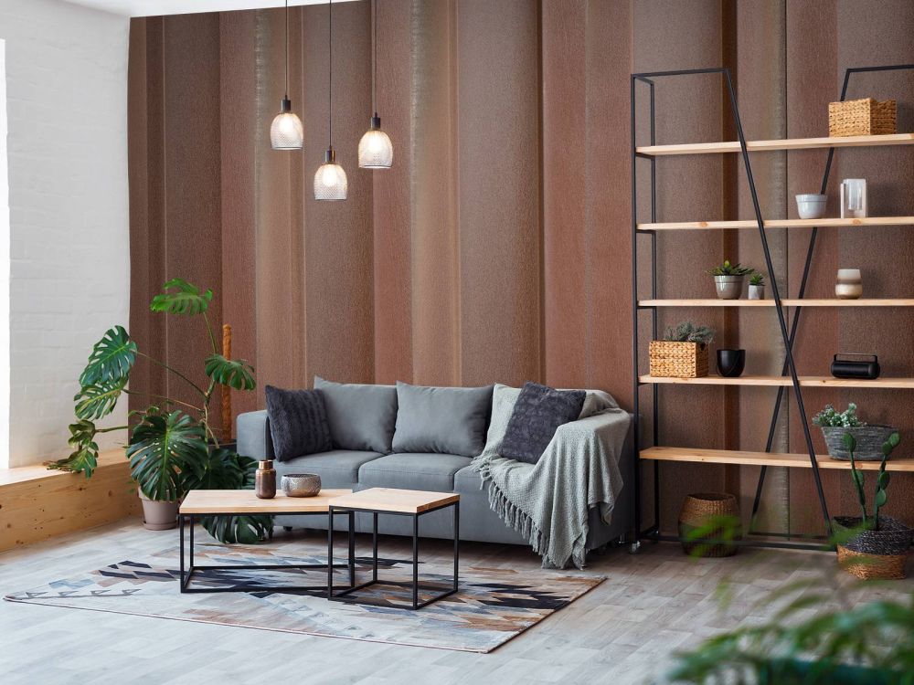 Roestige damwand 