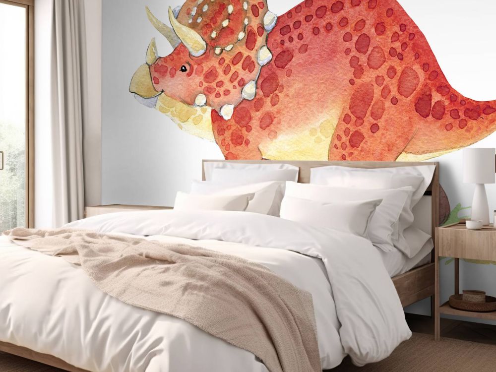 Schattige Triceratops dinosaurus