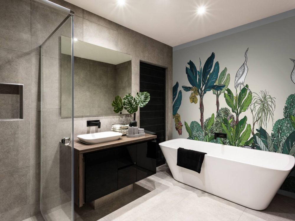 Jungle panorama met dieren