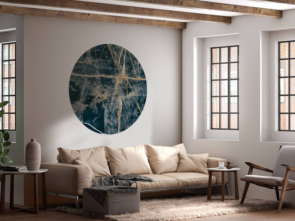 Robuust blauw marmer