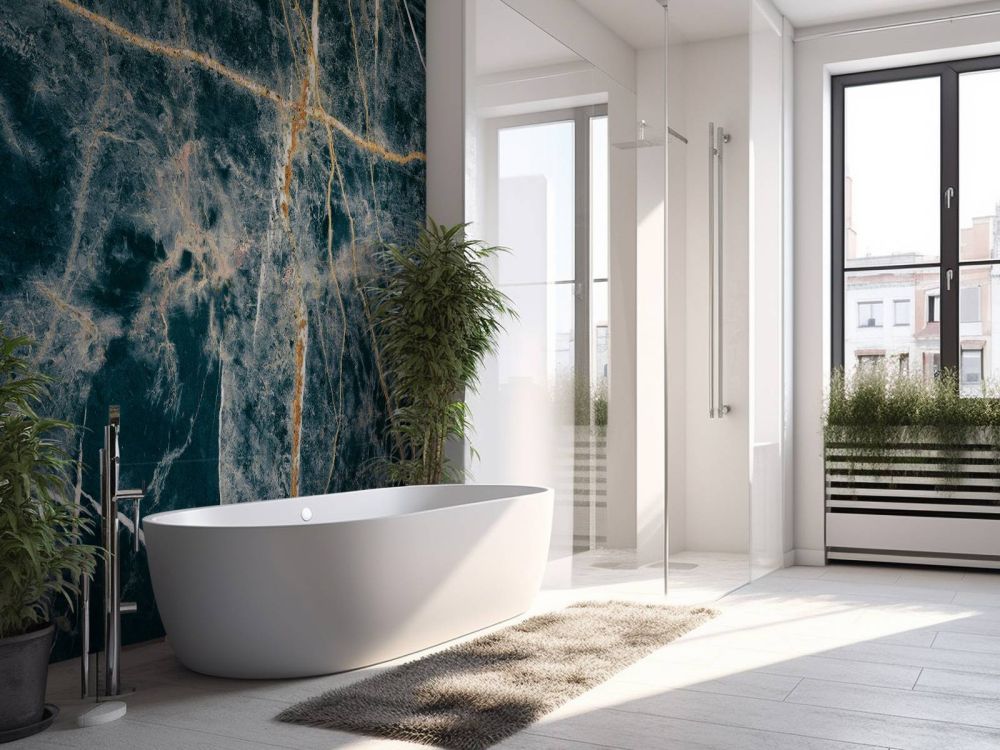 Robuust blauw marmer